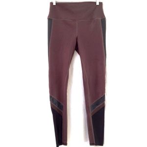 ALO YOGA Color Block Leggings Women's Large Gym